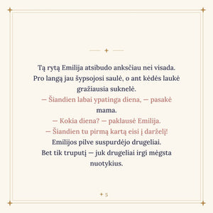 Teksto puslapis — spalvoti dialogai